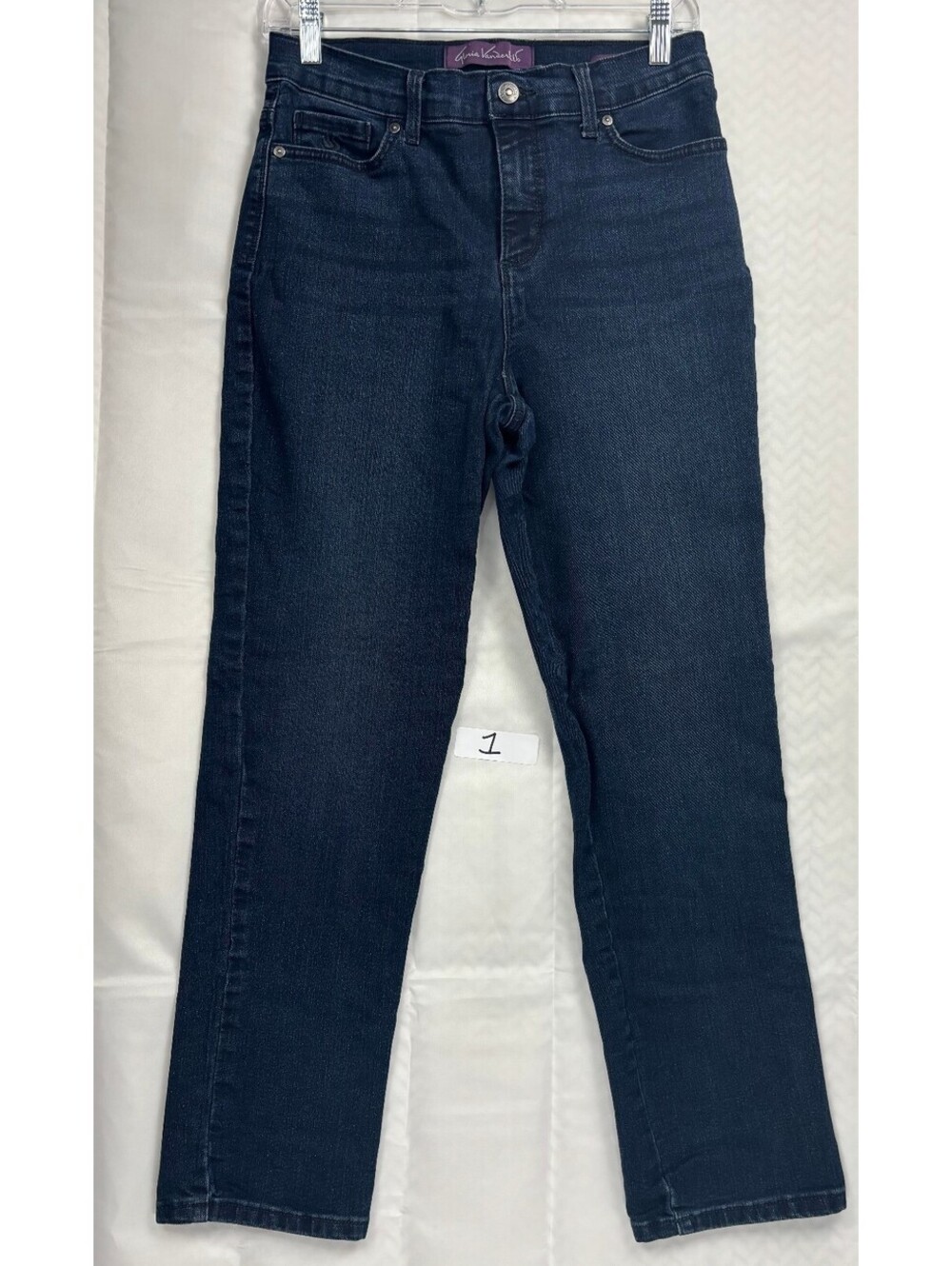Gloria Vanderbilt Amanda Women's Dark Blue Skinny Jeans Size 8